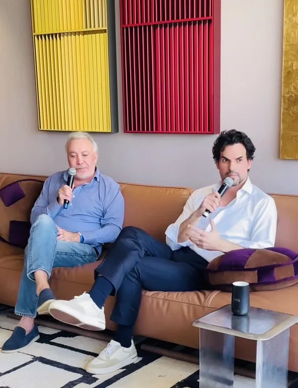 Uma conversa na Vogue House