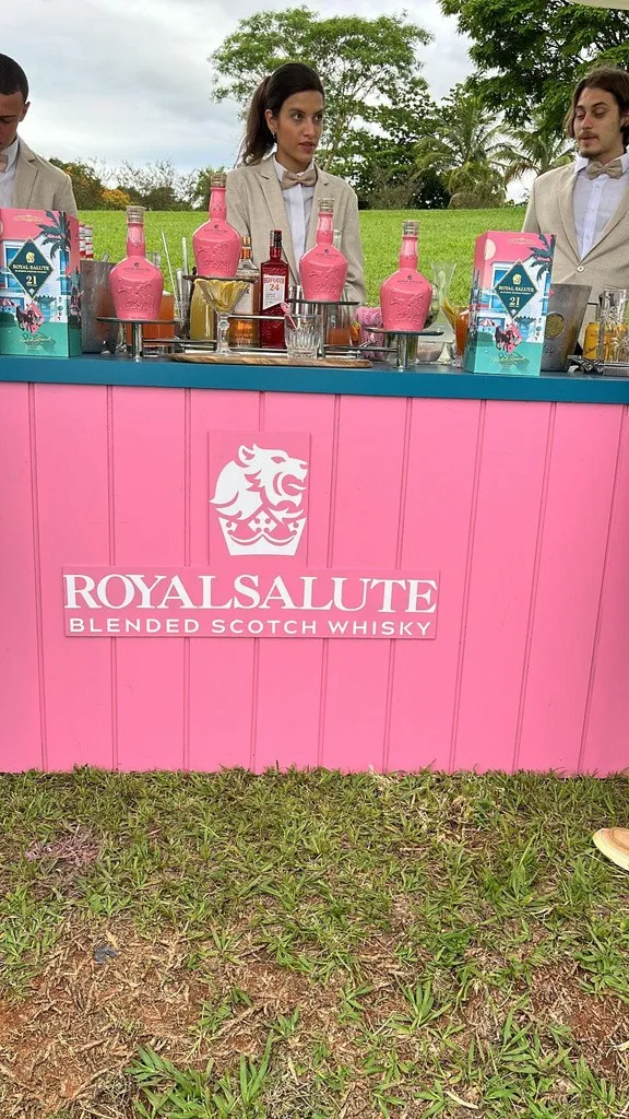 Royal Salute at the polo
